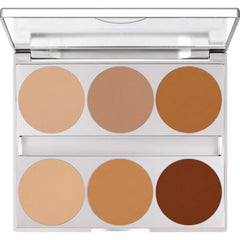 Dual Finish Palette 6 Colors Contouring - Kryolan
