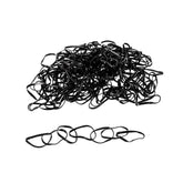 Elástico de Silicone Preto para Cabelo Tamanho P 200 Unidades - ProArt