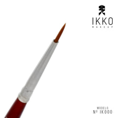 Pincel Delineador Para Olhos 81000 (IK000) Linha Vermelha - Ikko Makeup