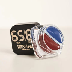 65/66 Blue-Red Mousse Delineador Gel Eyeliner Á Prova D`Ägua Michelly Palma