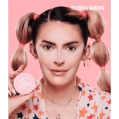 Pó Facial Solto Rosa Pink Powder By Karen Bachini