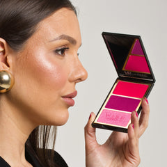 LANÇAMENTO Michelly Palma + Indice Tokyo - Wishpro Blush Trio Palette LILAC