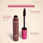 Máscara de Cílios Super Brown Niina Secrets Neutrals