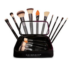 Kit Pincéis Para Maquiagem Blend - 10 Peças - DayMakeUp
