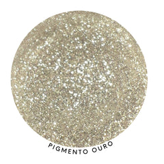 Pigmento de Maquiagem Ouro - Coleção Pedras Preciosas (Use Glow)