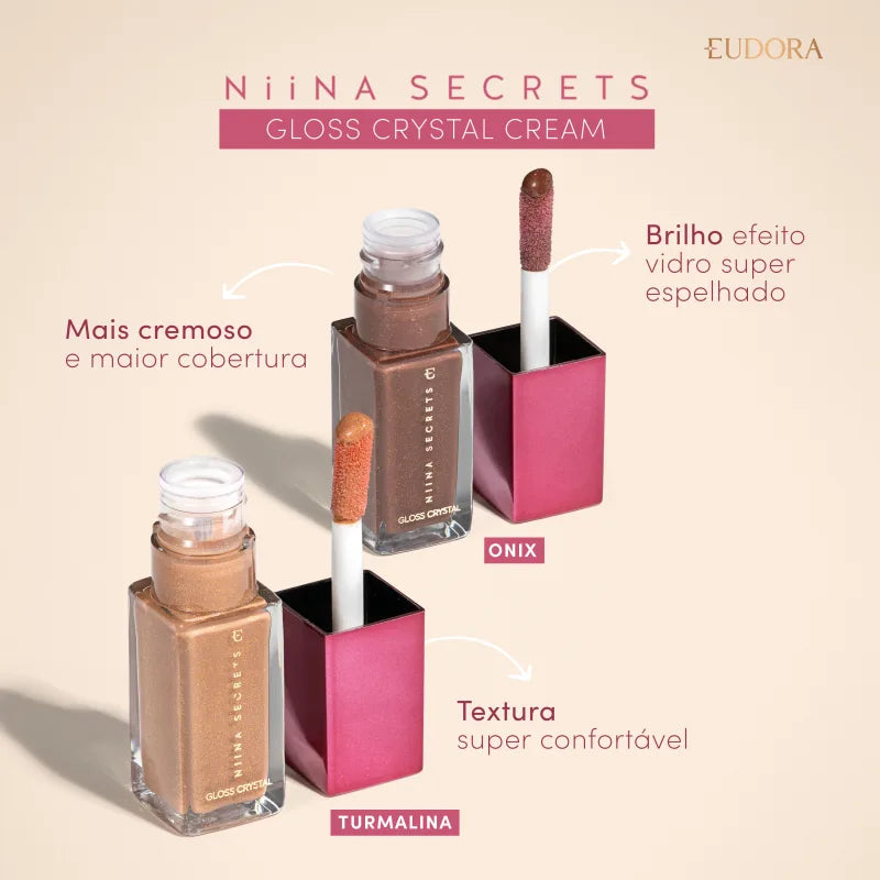 Gloss Crystal Cream Onix Niina Secrets