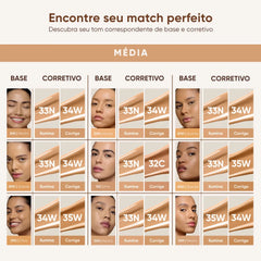 35W Mascavo Soft Blur Corretivo Líquido - 6g