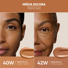 40W Mascavo Soft Blur Corretivo Líquido - 6g