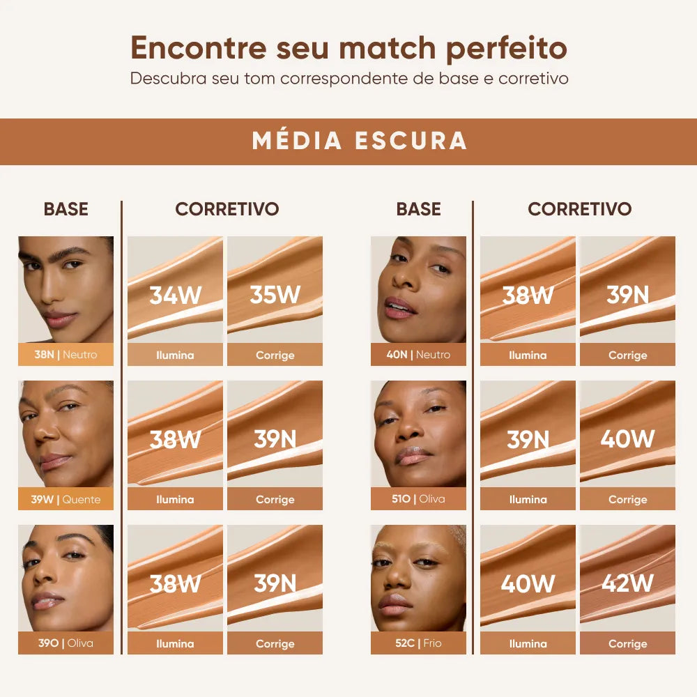 42W Mascavo Soft Blur Corretivo Líquido - 6g