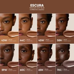 58N Mascavo Soft Blur Corretivo Líquido - 6g