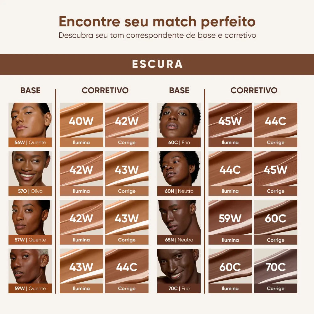 58N Mascavo Soft Blur Corretivo Líquido - 6g