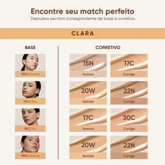 30C Mascavo Soft Blur Corretivo Líquido - 6g