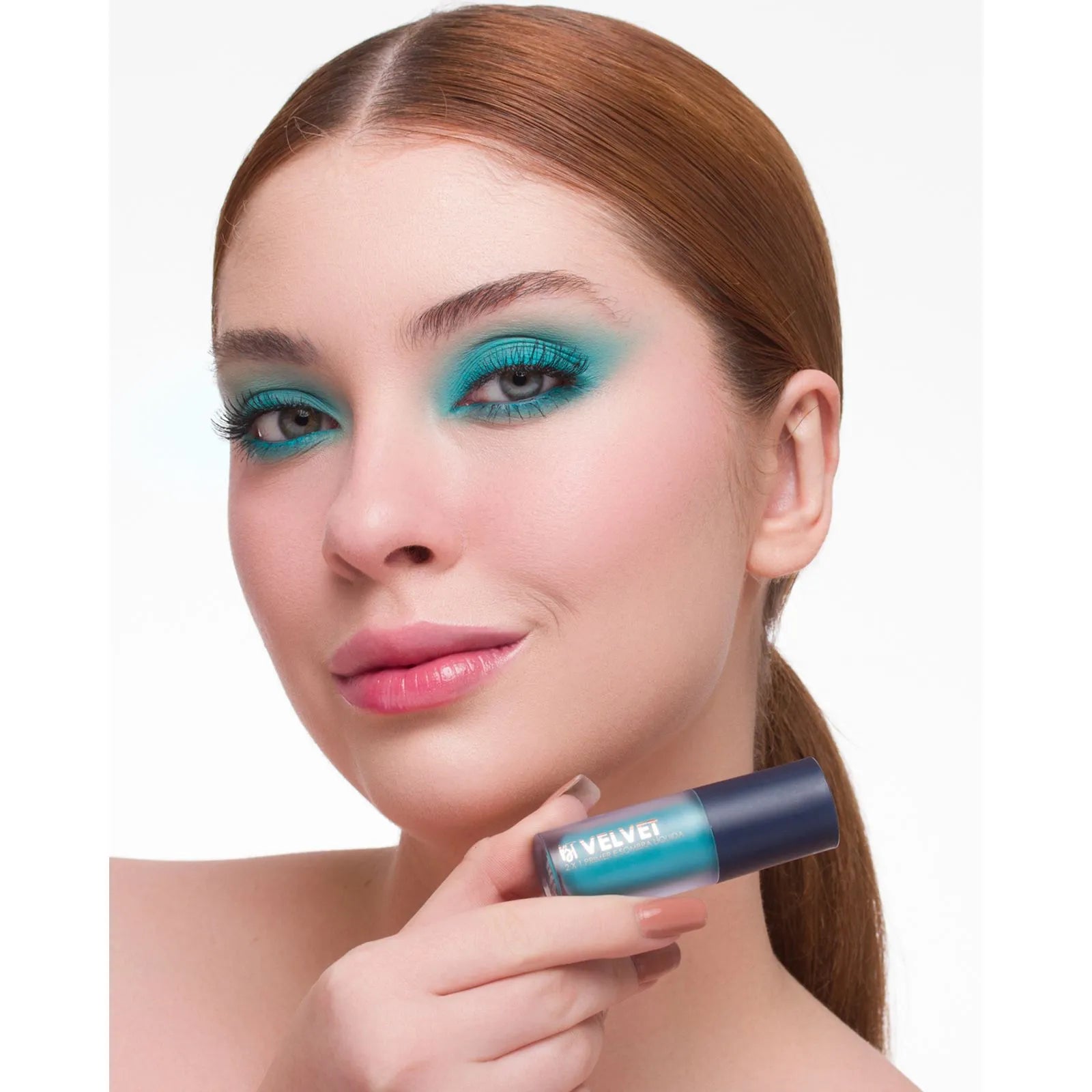 BT Velvet 2X1 Teal - Bruna Tavares