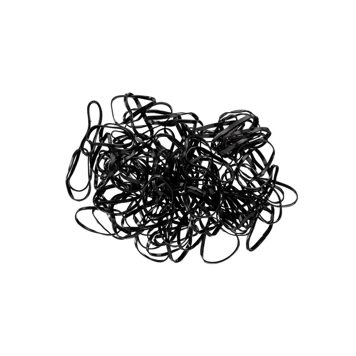 Elástico de Silicone Preto para Cabelo Tamanho P 200 Unidades - ProArt