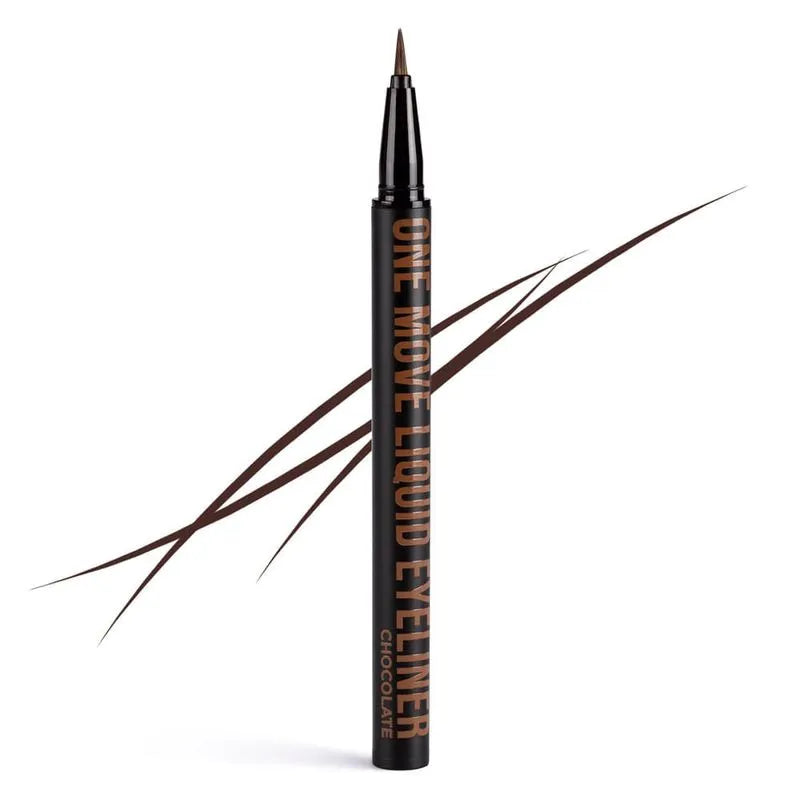 Delineador em Caneta Líquido Inglot One Move Chocolate 02 (Marrom) - 0,55 ml