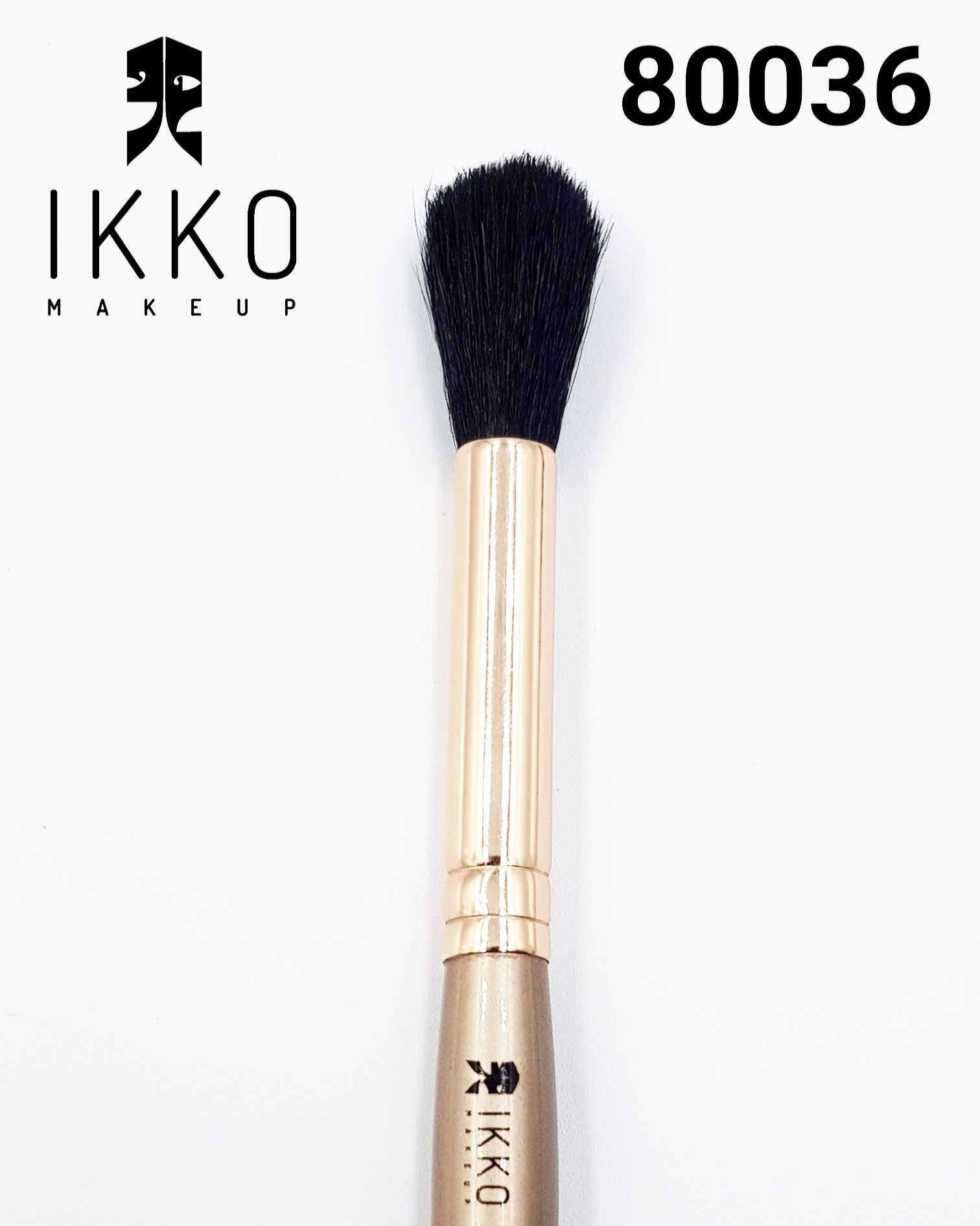 Pincel Para Iluminador 80036  Linha Dourada - Ikko Makeup