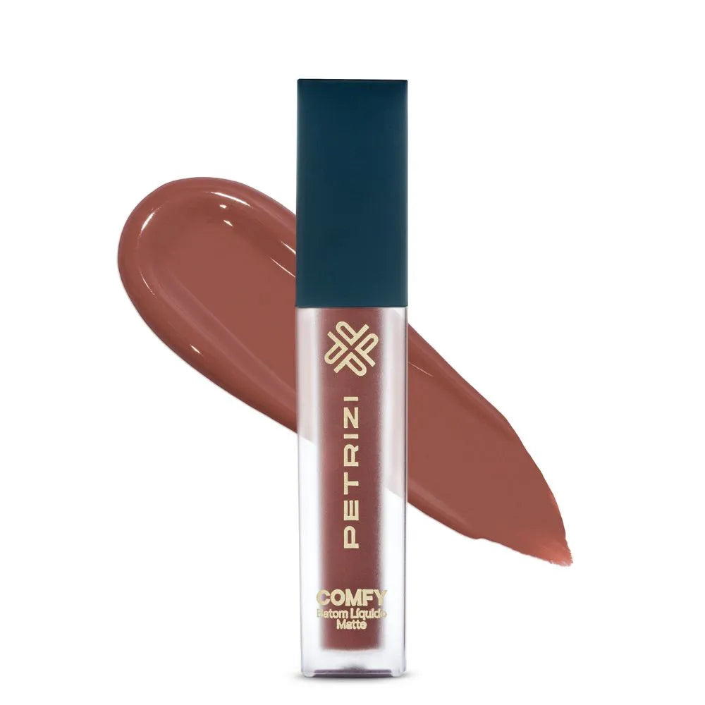 Batom Líquido Comfy Nude - Petrizi