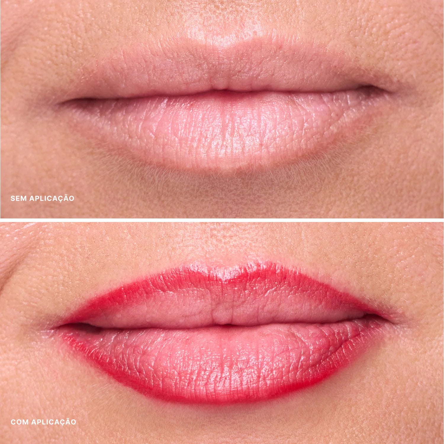 Contorno Labial Vermelho Intenso - Boca Rosa