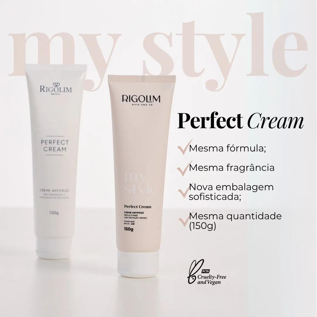 Creme anti-frizz PERFECT CREAM 150g - Rigolim Hair and Co