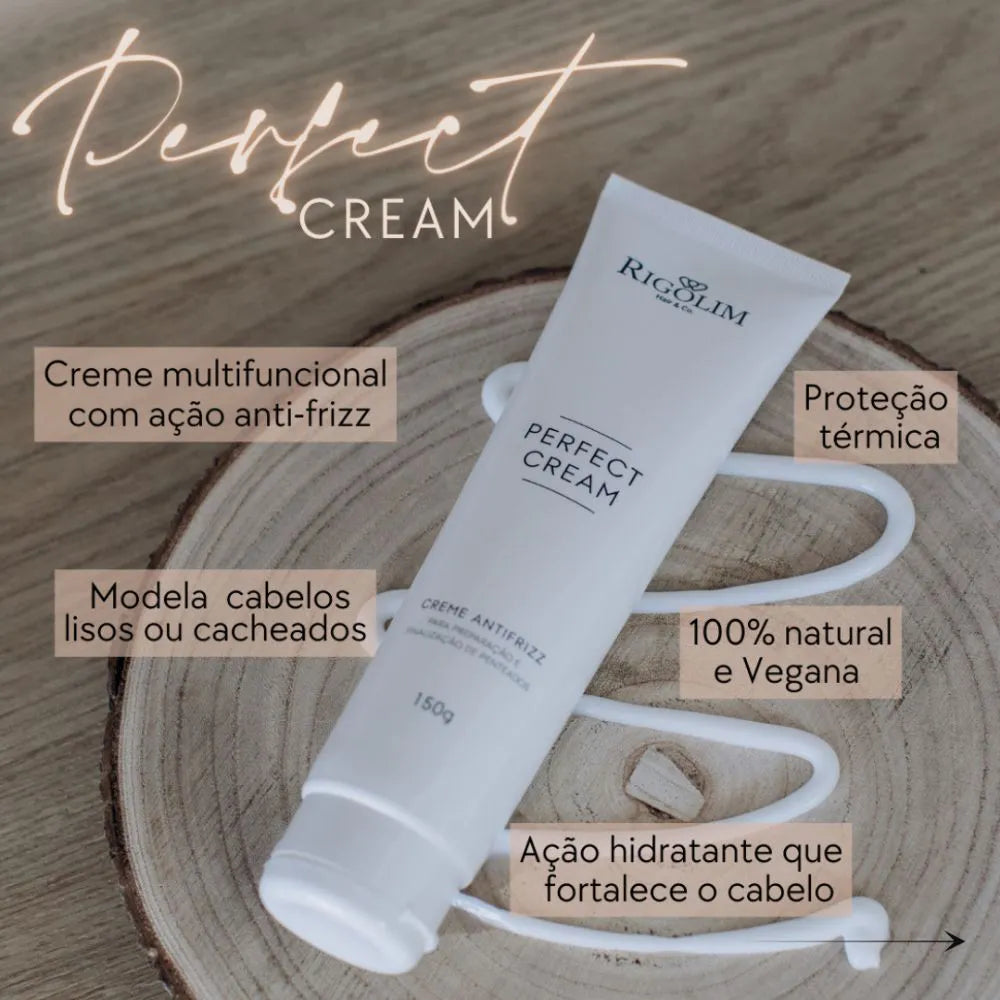 Creme anti-frizz PERFECT CREAM 150g - Rigolim Hair and Co