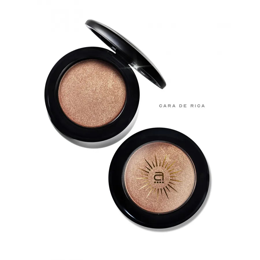 Iluminador Compacto Cara de Rica - Anairana Make up