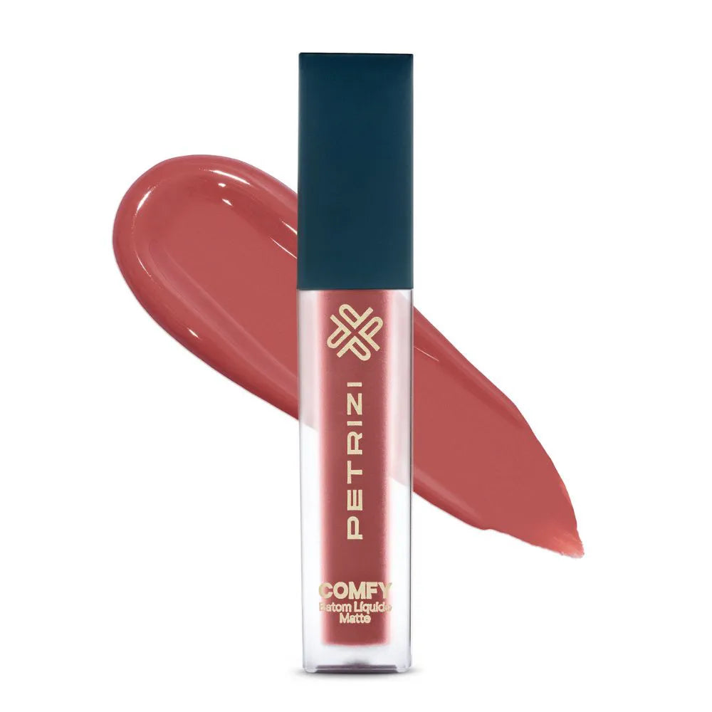 Batom Líquido Comfy Nude Rosado - Petrizi