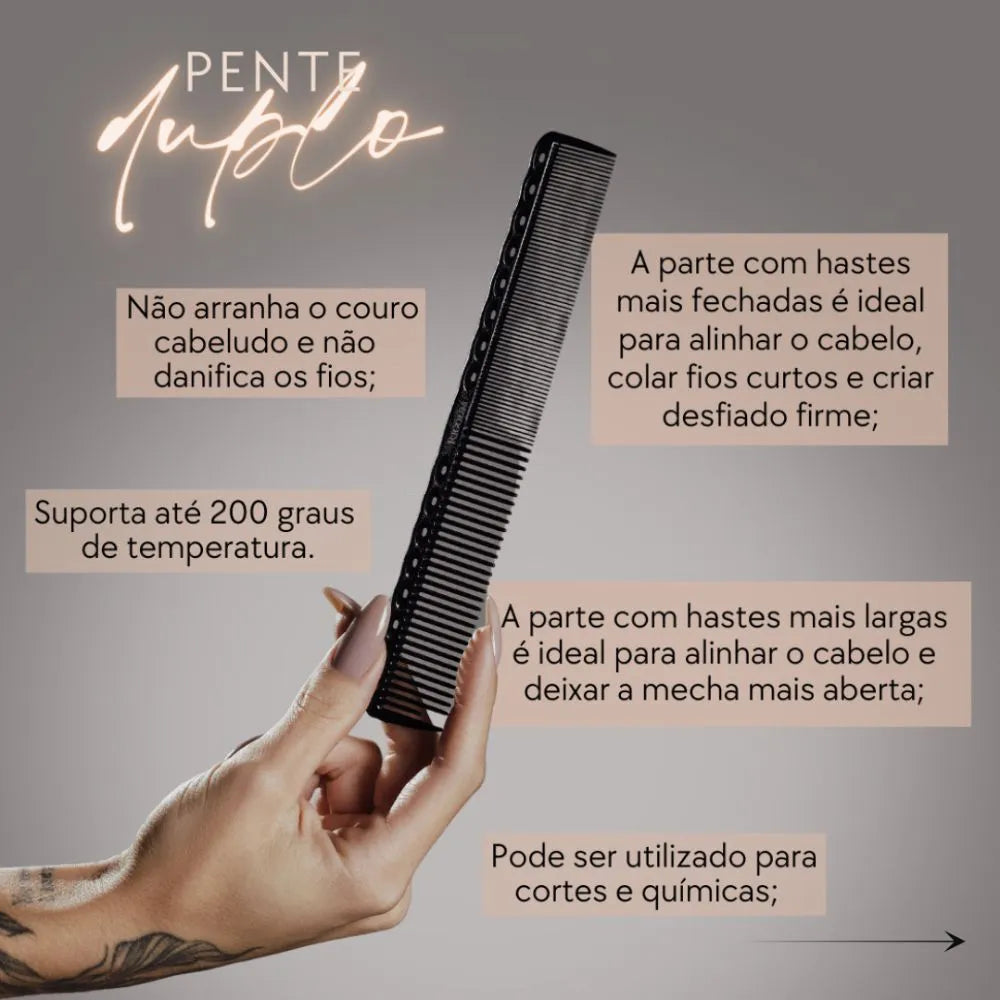 Pente Duplo - Rigolim Hair and Co