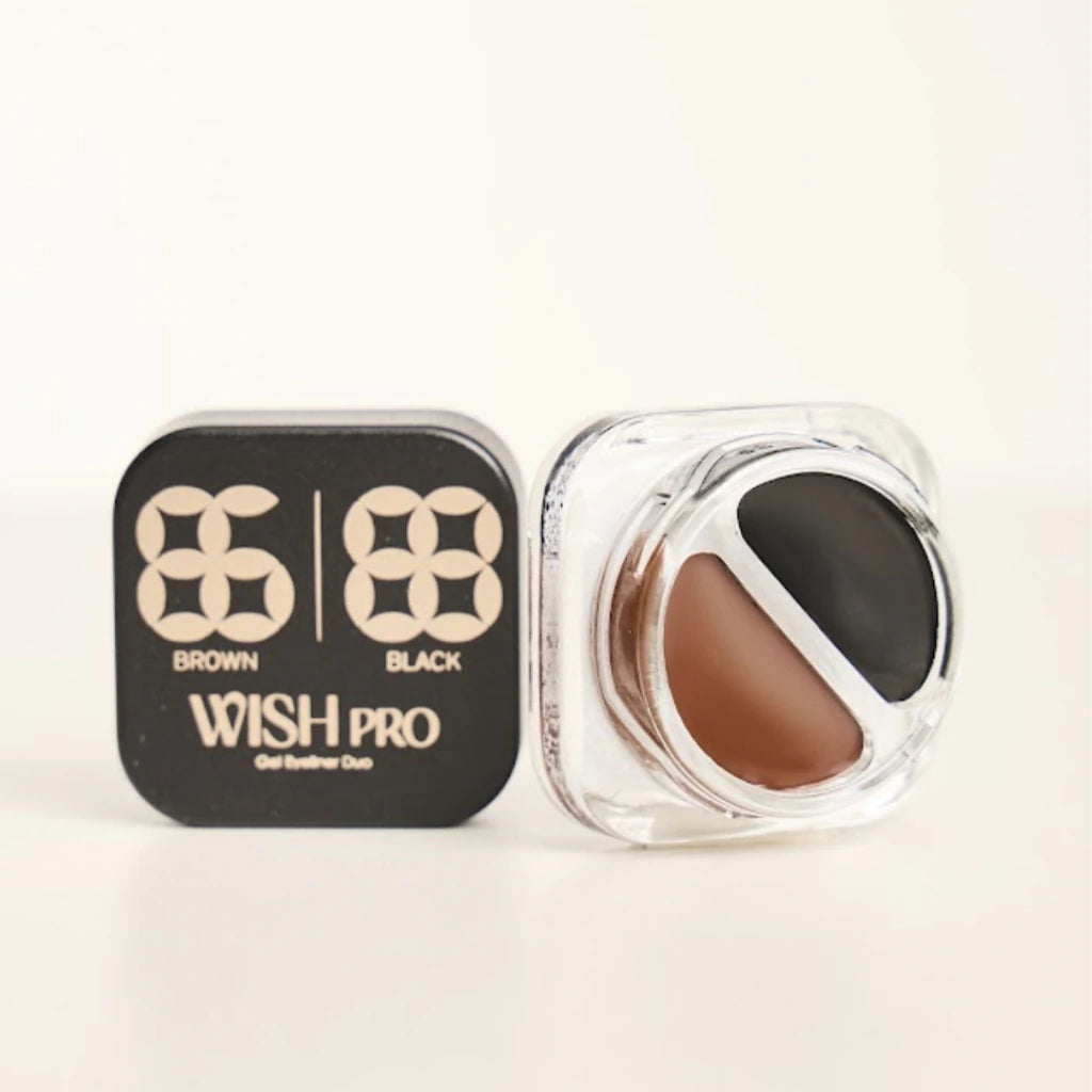 86/88 Brown-Black Michelly Palma Wish Gel Eyeliner + Indice Tokyo