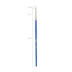 Pincel Ponta Fina de Delinear L28000 - Lully Makeup